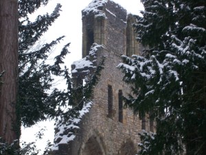Much Wenlock Priory ruins