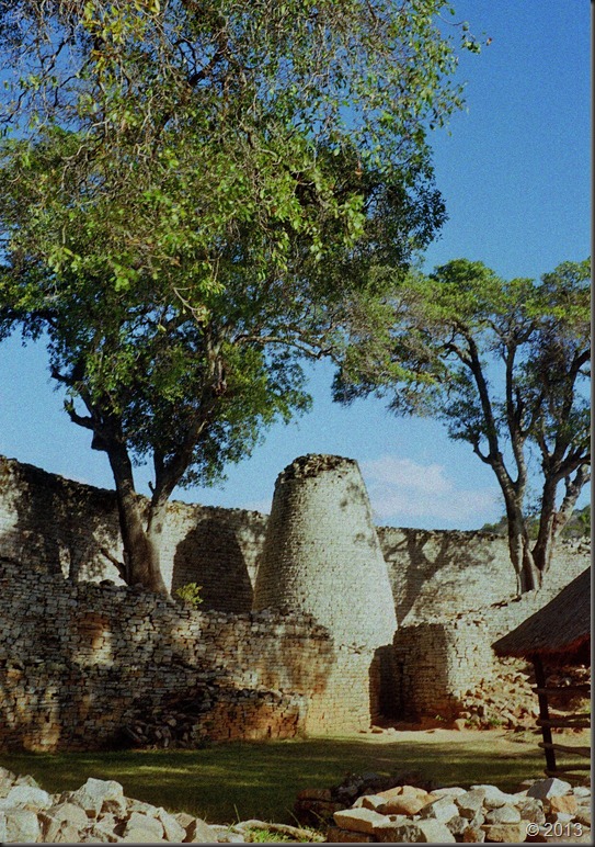 Great Zimbabwe inside the great enclosure