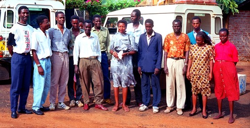 Graham's team at Kiboko Lab - the last day
