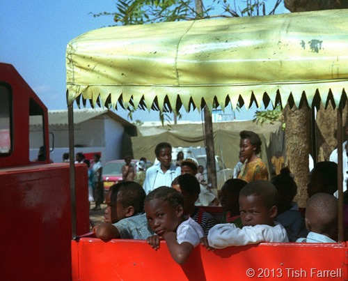 Lusaka agricultural show - miniature railway