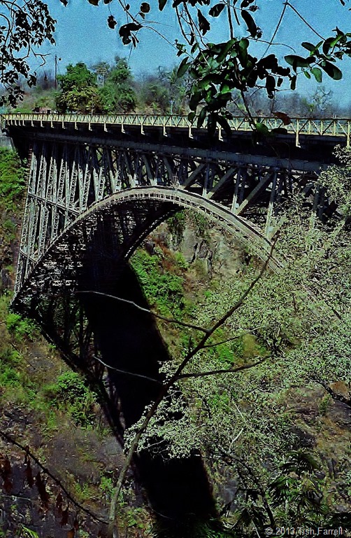 Victoria Falls - Cecil Rhodes' railway bridge