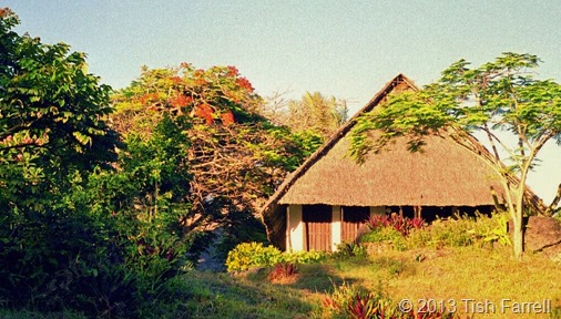 Maweni cottage at sunset