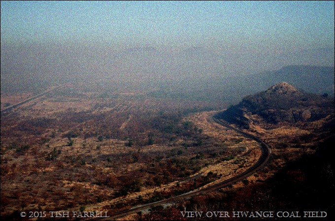 Hwange - smog over the coalfields