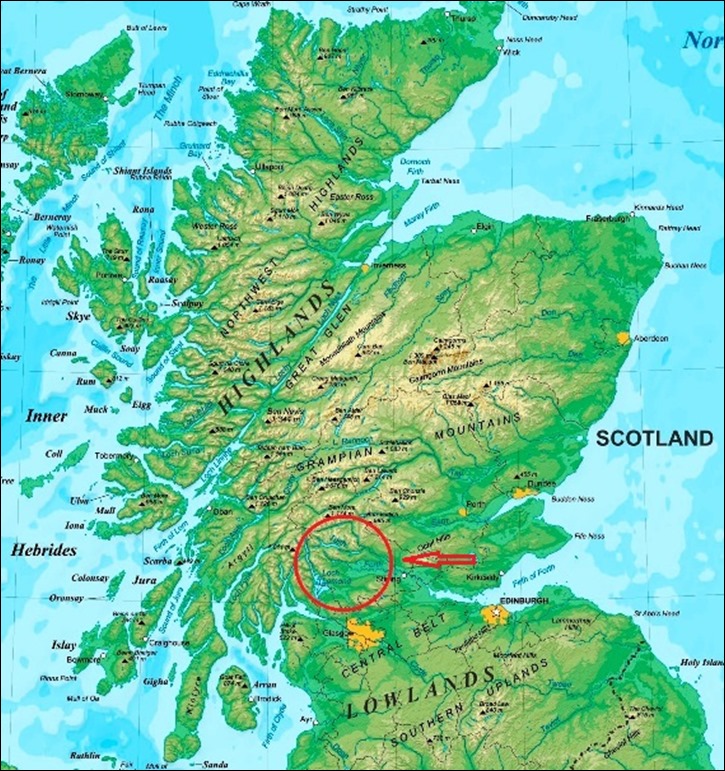 Scotland map