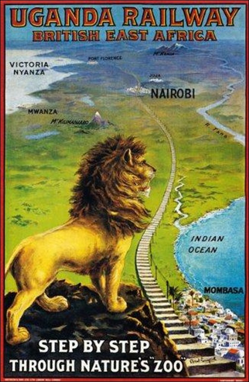 Uganda railway poster