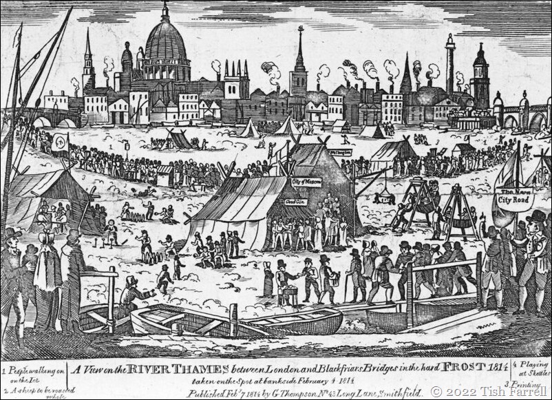 A view of the river Thames: 1814