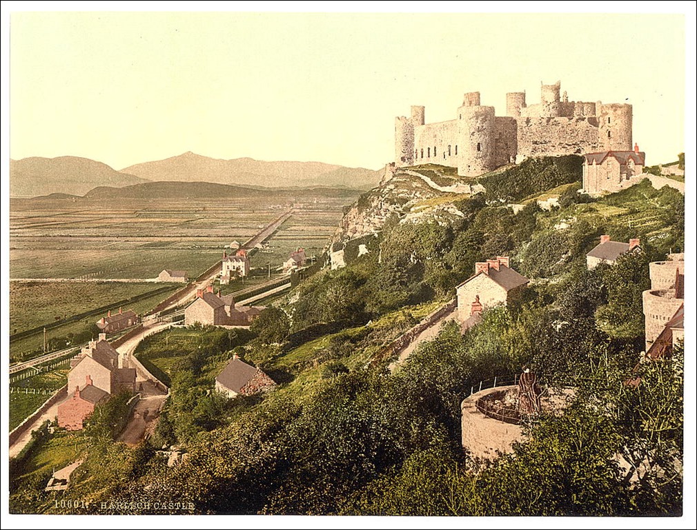 Harlech Castle c 1890 Library of Congress
