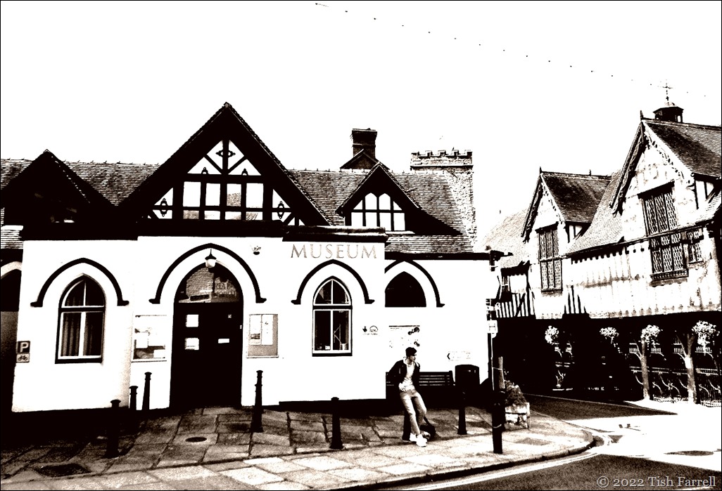 Much Wenlock High Street and Wilmore Street with Guildhall
