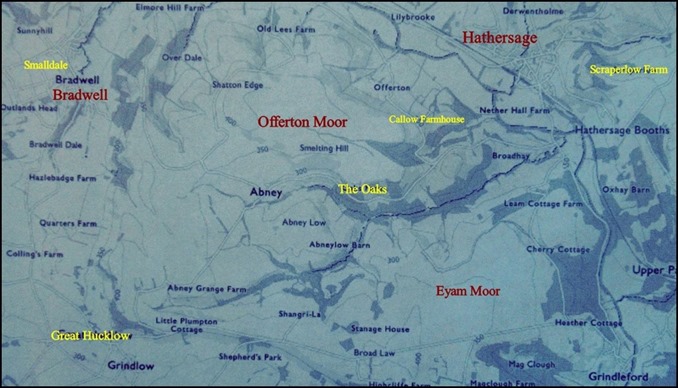 Map bradwell-great-hucklow-highlow-map