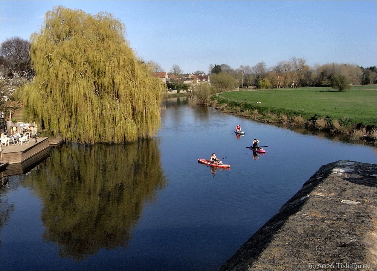 Bidford Bridge upstream view