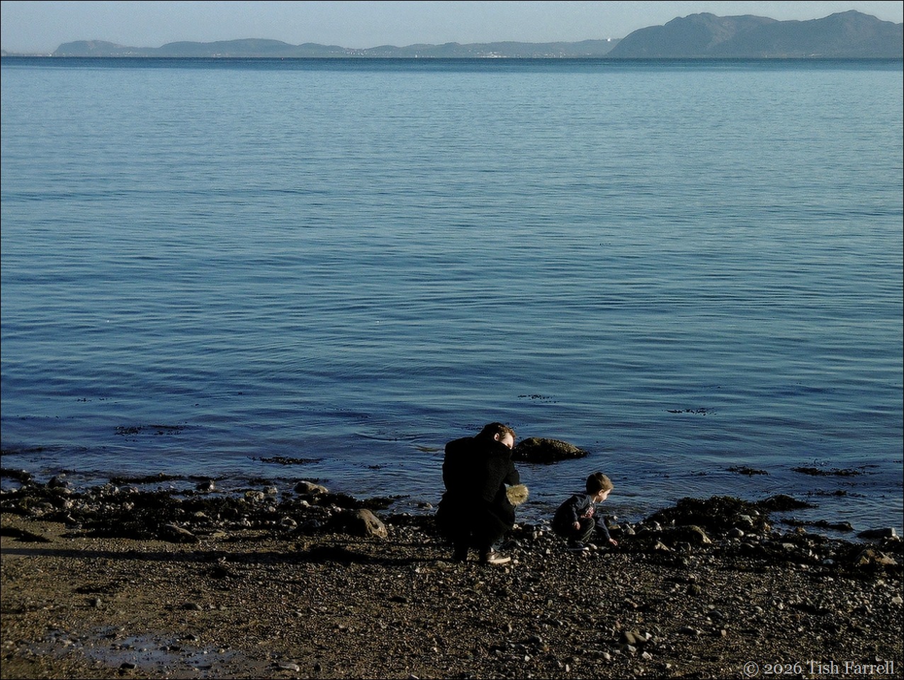 father and son Menai Strait